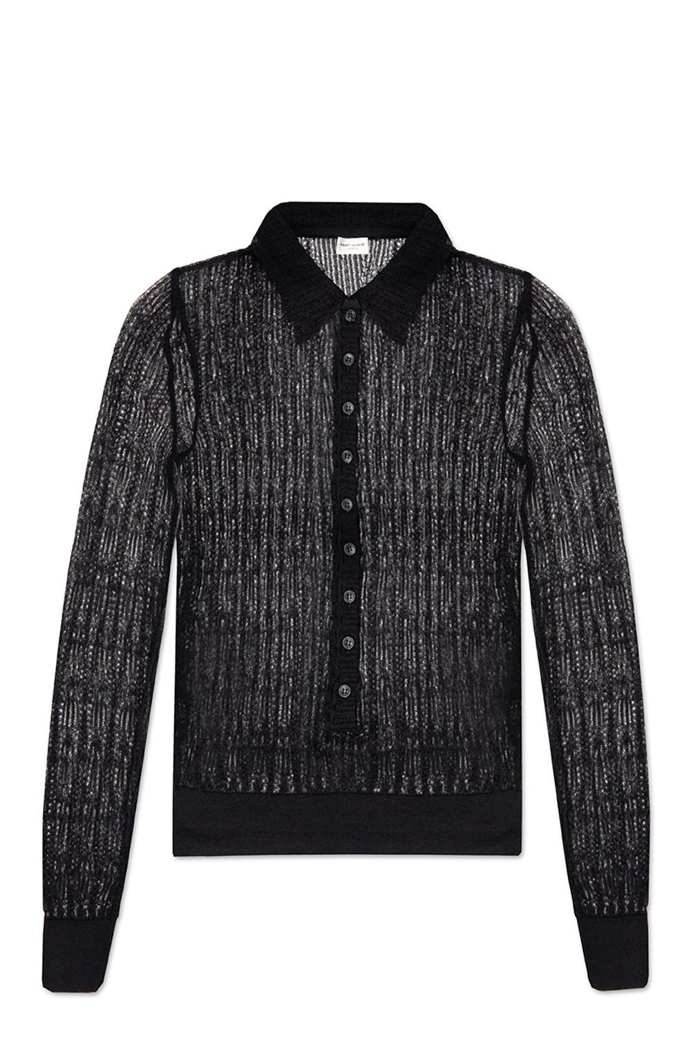 Tシャツ・カットソー Saint Laurent Transparent crepe shirt (710448Y115W 5551) nm_4714411_100106_m